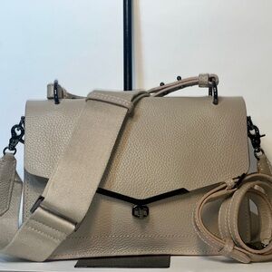 Botkier Leather Valentina Satchel Crossbody Bag